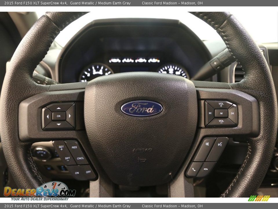2015 Ford F150 XLT SuperCrew 4x4 Guard Metallic / Medium Earth Gray Photo #6