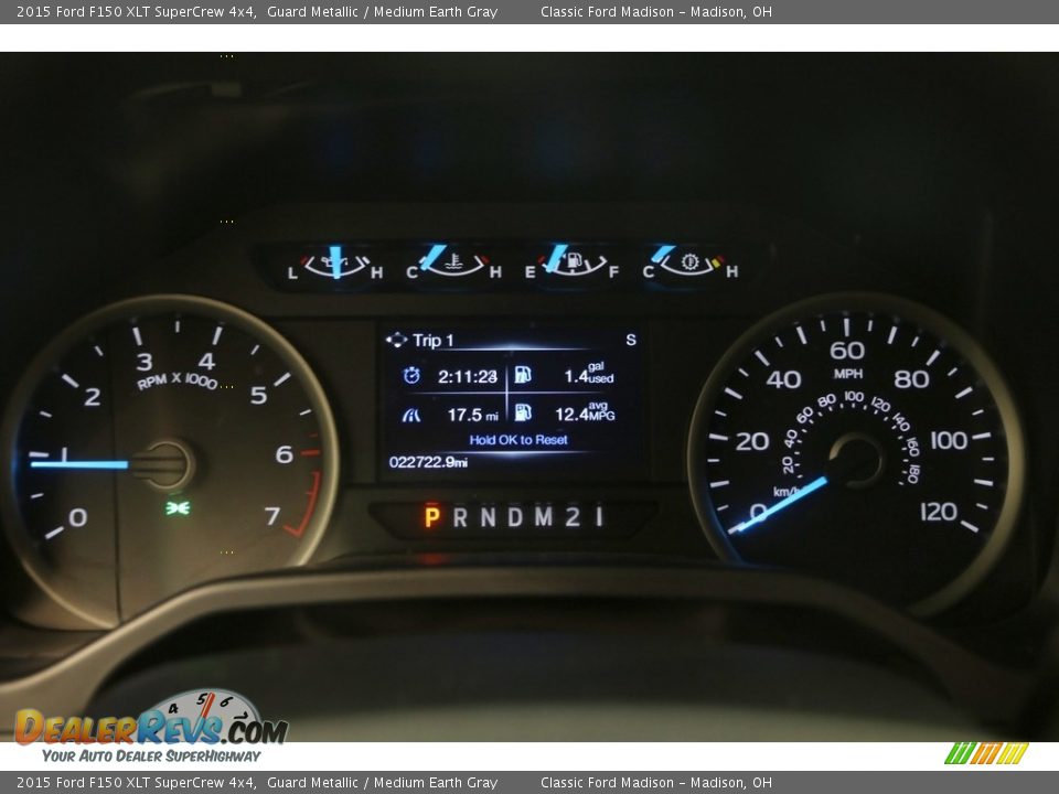 2015 Ford F150 XLT SuperCrew 4x4 Guard Metallic / Medium Earth Gray Photo #7