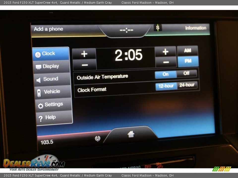 2015 Ford F150 XLT SuperCrew 4x4 Guard Metallic / Medium Earth Gray Photo #10