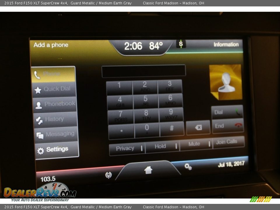 2015 Ford F150 XLT SuperCrew 4x4 Guard Metallic / Medium Earth Gray Photo #11