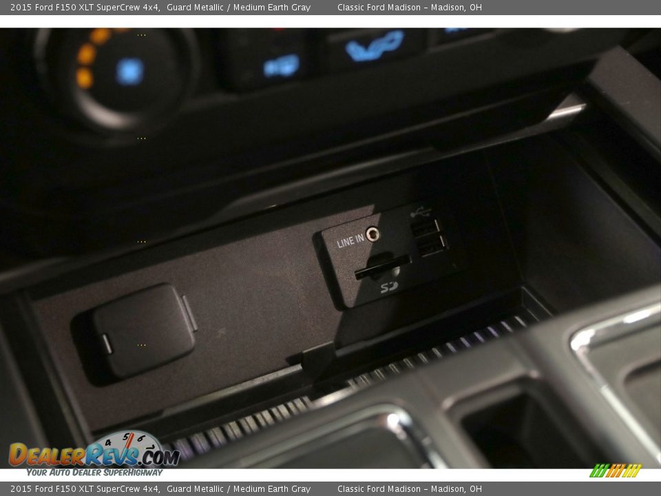 2015 Ford F150 XLT SuperCrew 4x4 Guard Metallic / Medium Earth Gray Photo #13