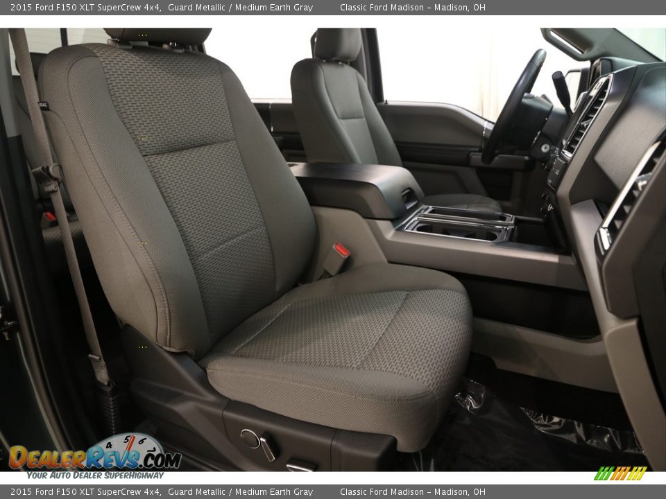 2015 Ford F150 XLT SuperCrew 4x4 Guard Metallic / Medium Earth Gray Photo #15