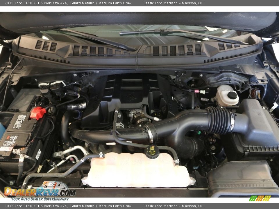2015 Ford F150 XLT SuperCrew 4x4 Guard Metallic / Medium Earth Gray Photo #19