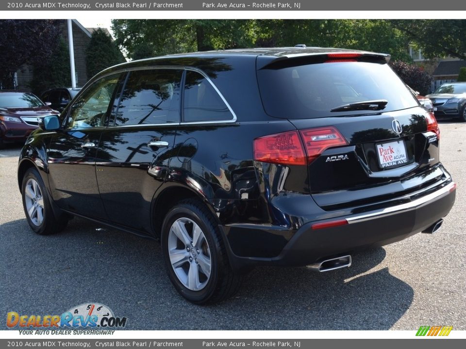 2010 Acura MDX Technology Crystal Black Pearl / Parchment Photo #5