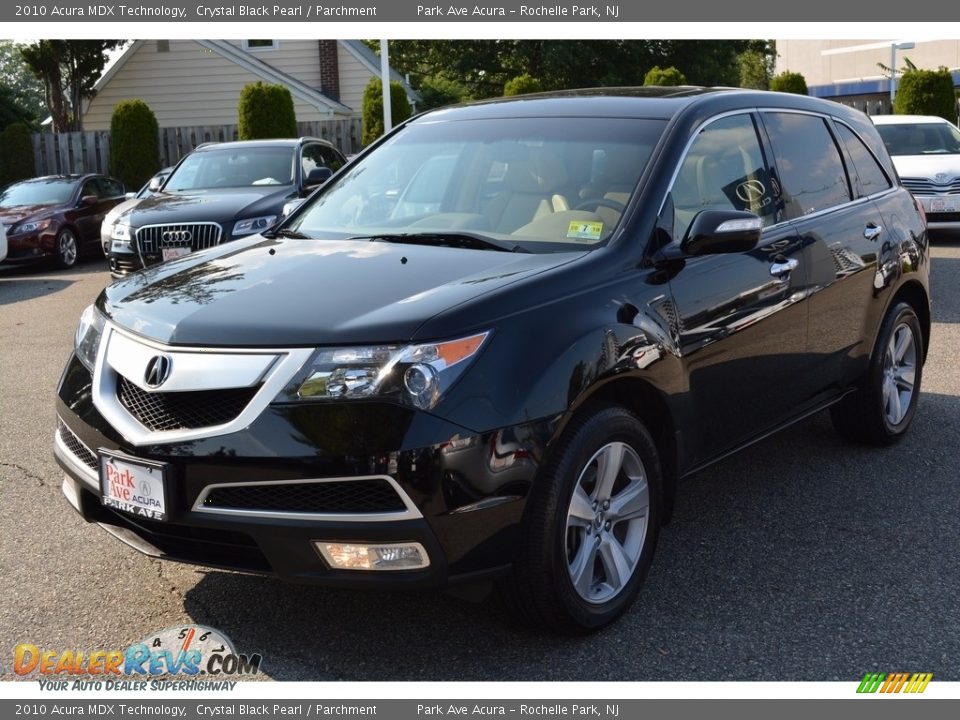 2010 Acura MDX Technology Crystal Black Pearl / Parchment Photo #7