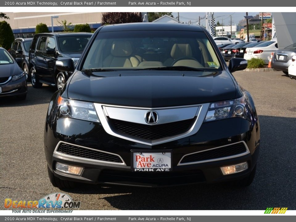 2010 Acura MDX Technology Crystal Black Pearl / Parchment Photo #8