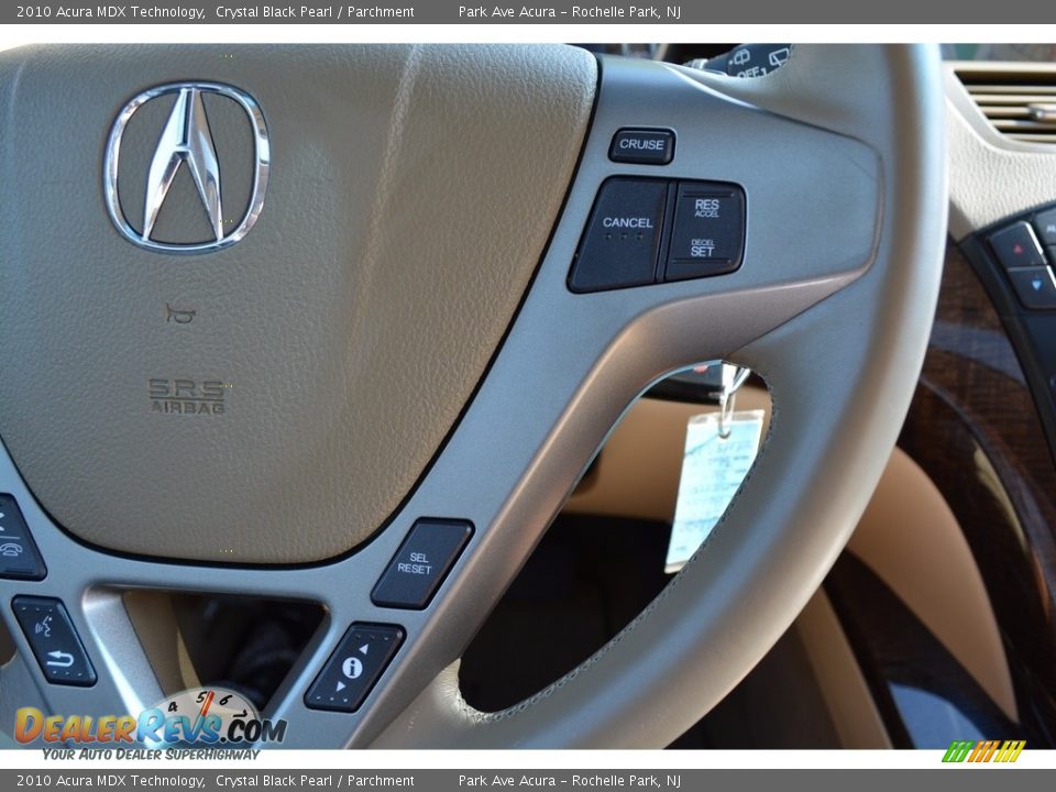 2010 Acura MDX Technology Crystal Black Pearl / Parchment Photo #20