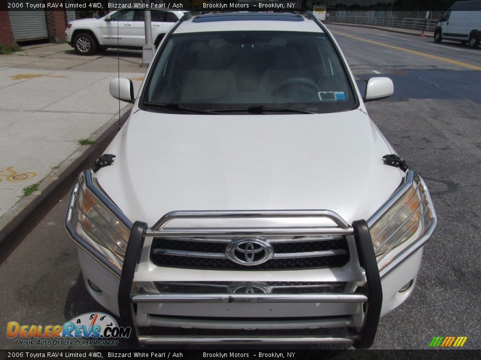2006 Toyota RAV4 Limited 4WD Blizzard White Pearl / Ash Photo #8