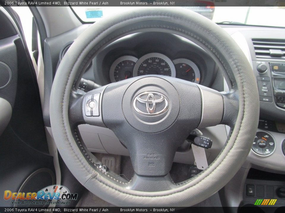 2006 Toyota RAV4 Limited 4WD Blizzard White Pearl / Ash Photo #20