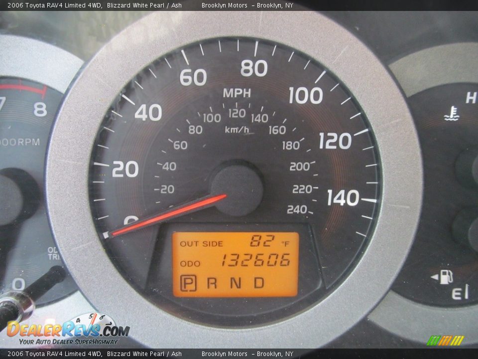 2006 Toyota RAV4 Limited 4WD Blizzard White Pearl / Ash Photo #22