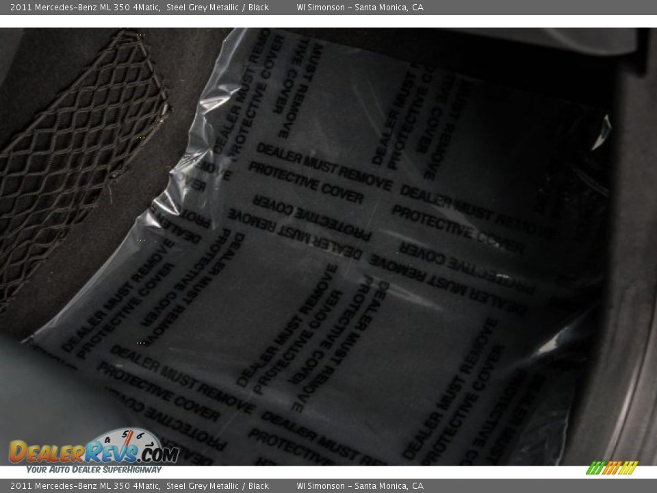 2011 Mercedes-Benz ML 350 4Matic Steel Grey Metallic / Black Photo #27