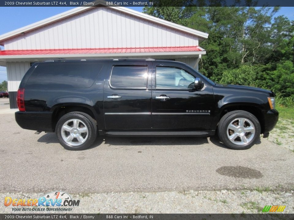 2009 Chevrolet Suburban LTZ 4x4 Black / Ebony Photo #4