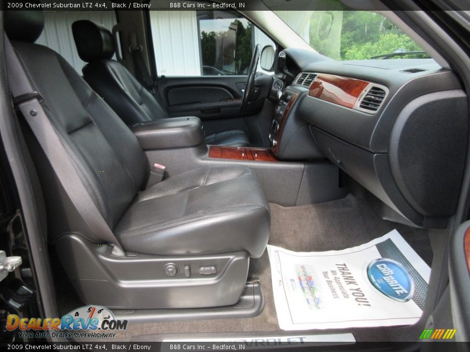 2009 Chevrolet Suburban LTZ 4x4 Black / Ebony Photo #33