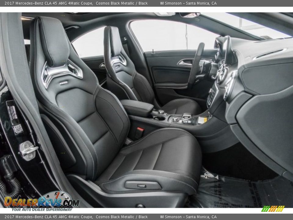 Black Interior - 2017 Mercedes-Benz CLA 45 AMG 4Matic Coupe Photo #2