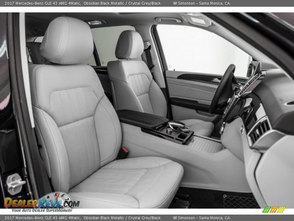 Crystal Grey/Black Interior - 2017 Mercedes-Benz GLE 43 AMG 4Matic Photo #2