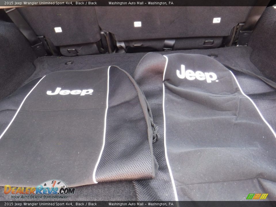 2015 Jeep Wrangler Unlimited Sport 4x4 Black / Black Photo #27
