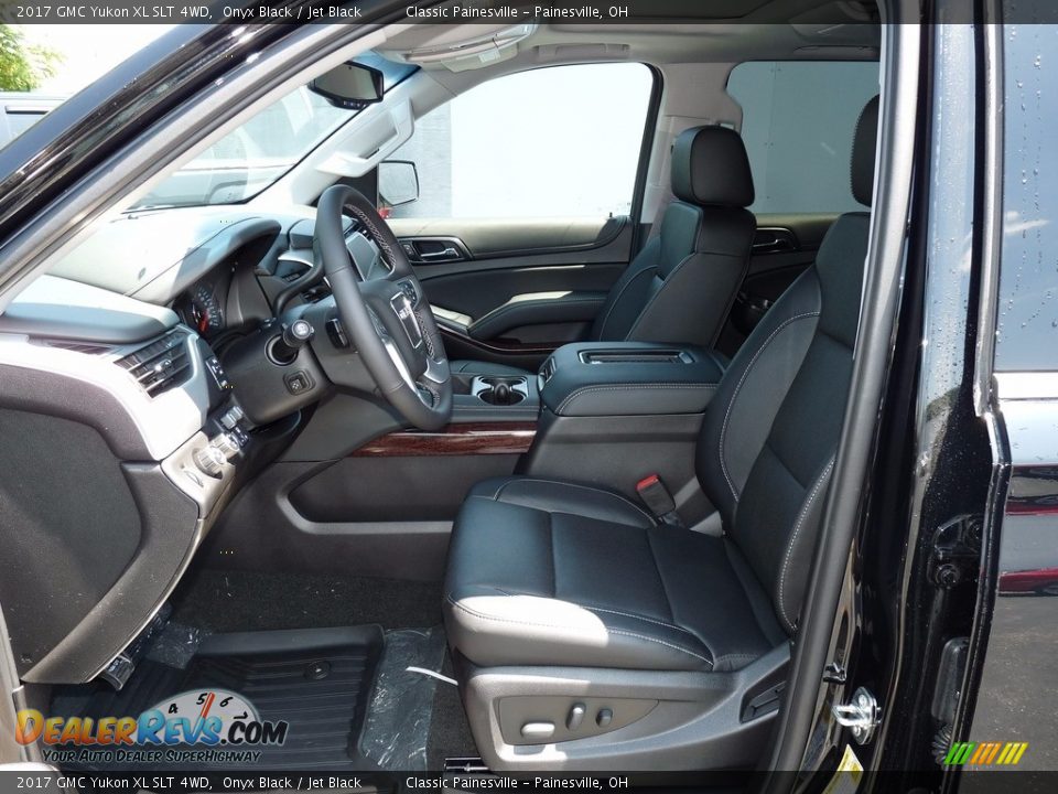 2017 GMC Yukon XL SLT 4WD Onyx Black / Jet Black Photo #7
