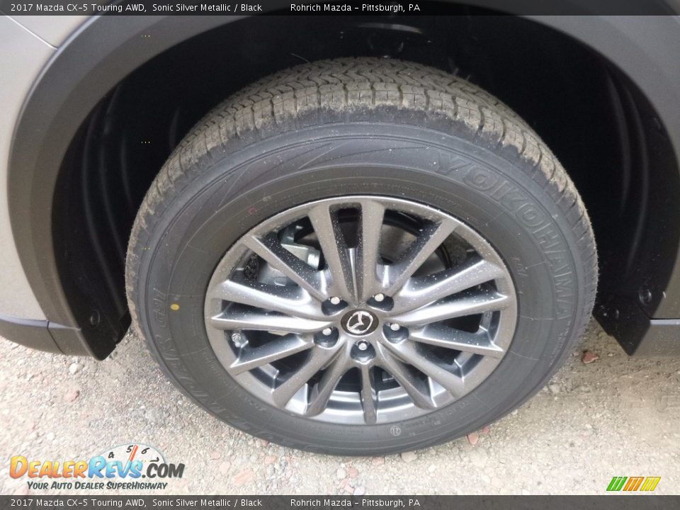 2017 Mazda CX-5 Touring AWD Sonic Silver Metallic / Black Photo #5
