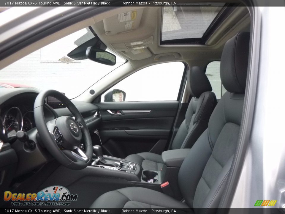 2017 Mazda CX-5 Touring AWD Sonic Silver Metallic / Black Photo #6