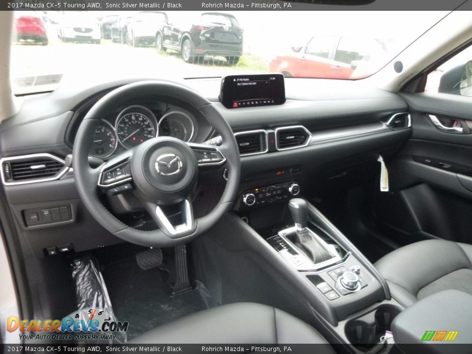 2017 Mazda CX-5 Touring AWD Sonic Silver Metallic / Black Photo #8