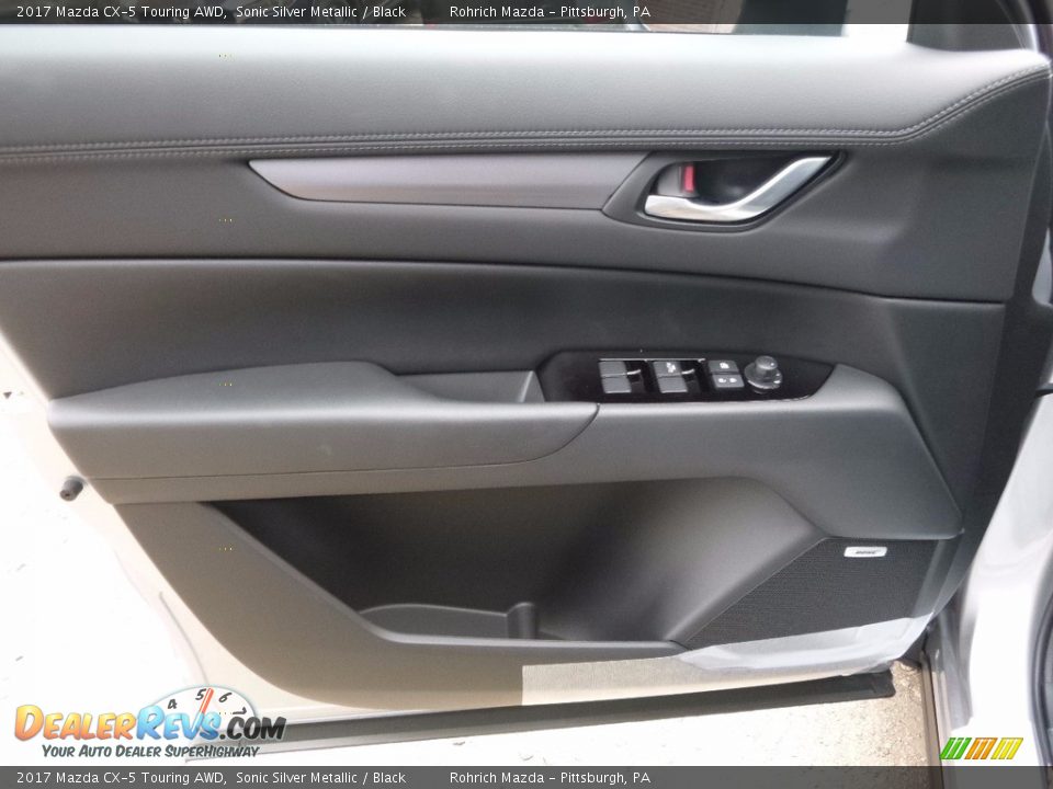 2017 Mazda CX-5 Touring AWD Sonic Silver Metallic / Black Photo #9