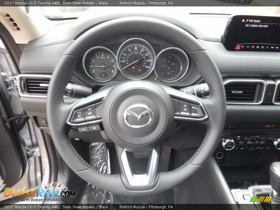 2017 Mazda CX-5 Touring AWD Sonic Silver Metallic / Black Photo #11