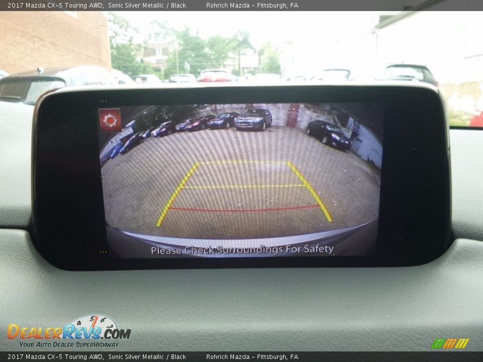 2017 Mazda CX-5 Touring AWD Sonic Silver Metallic / Black Photo #12