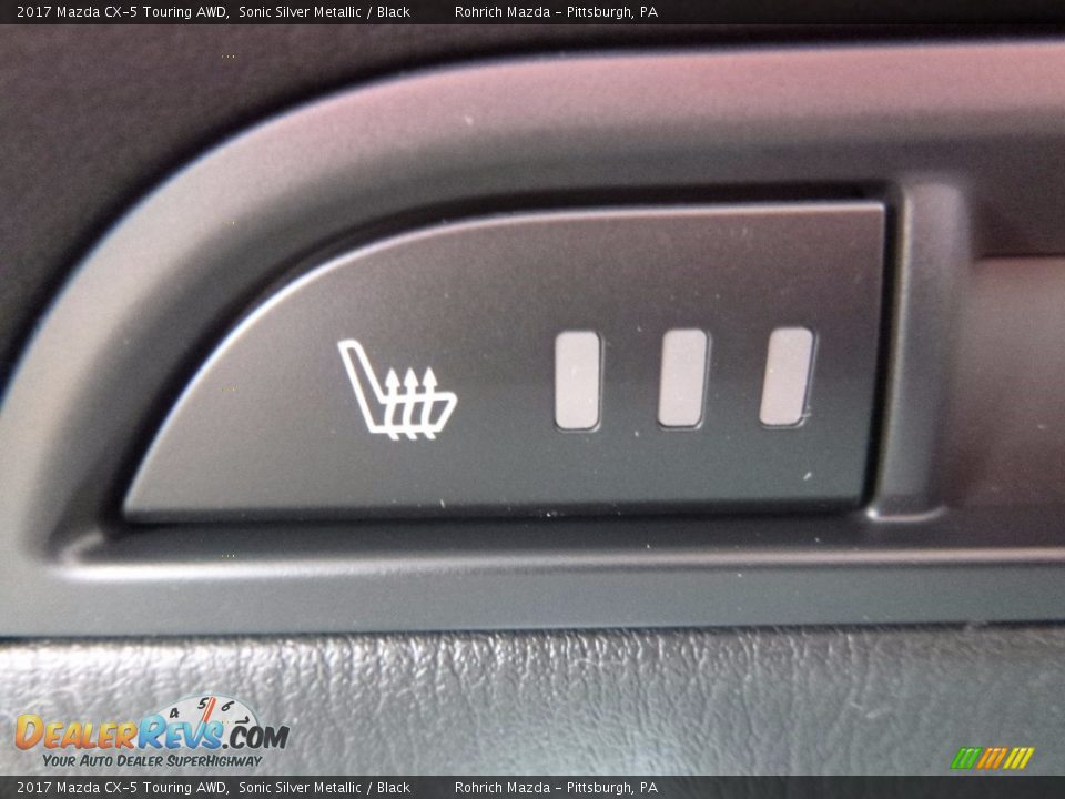 2017 Mazda CX-5 Touring AWD Sonic Silver Metallic / Black Photo #14