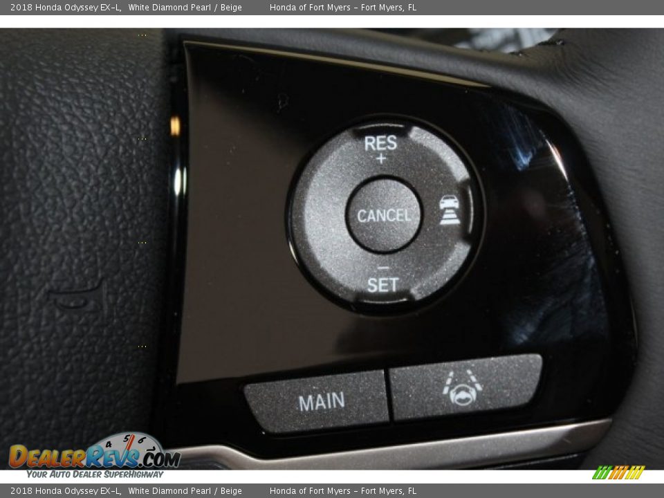 2018 Honda Odyssey EX-L White Diamond Pearl / Beige Photo #15