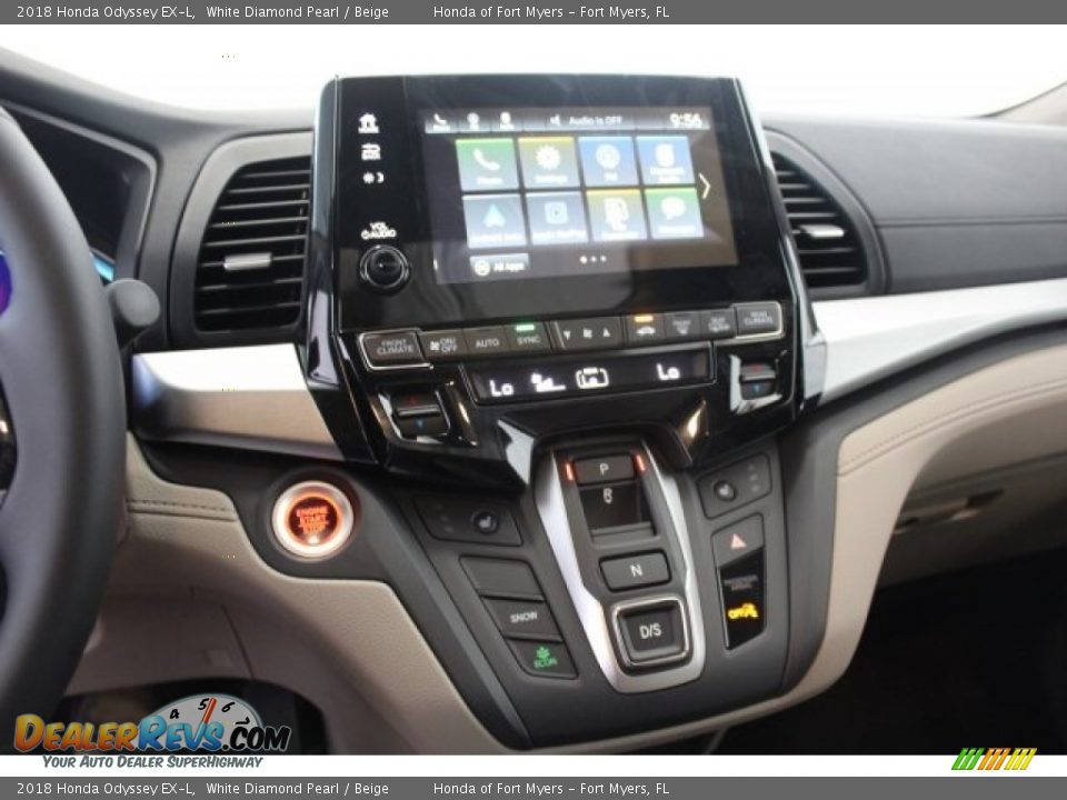 2018 Honda Odyssey EX-L White Diamond Pearl / Beige Photo #16