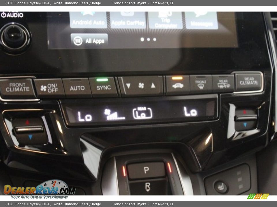 2018 Honda Odyssey EX-L White Diamond Pearl / Beige Photo #19
