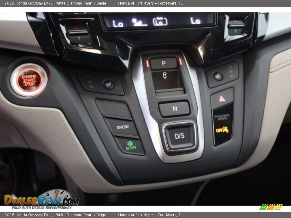 2018 Honda Odyssey EX-L White Diamond Pearl / Beige Photo #20