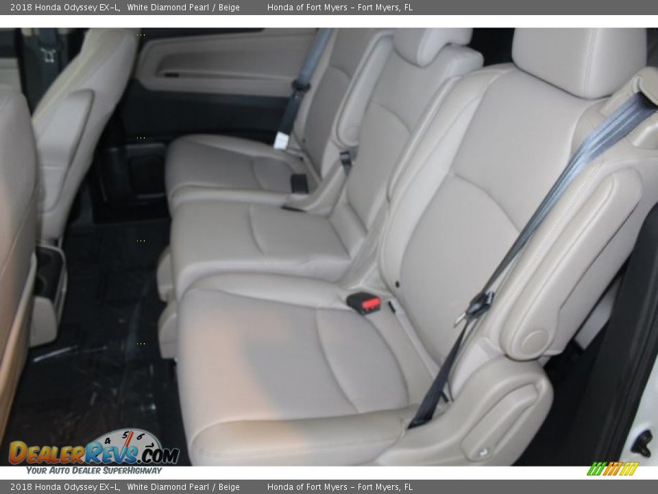 2018 Honda Odyssey EX-L White Diamond Pearl / Beige Photo #22