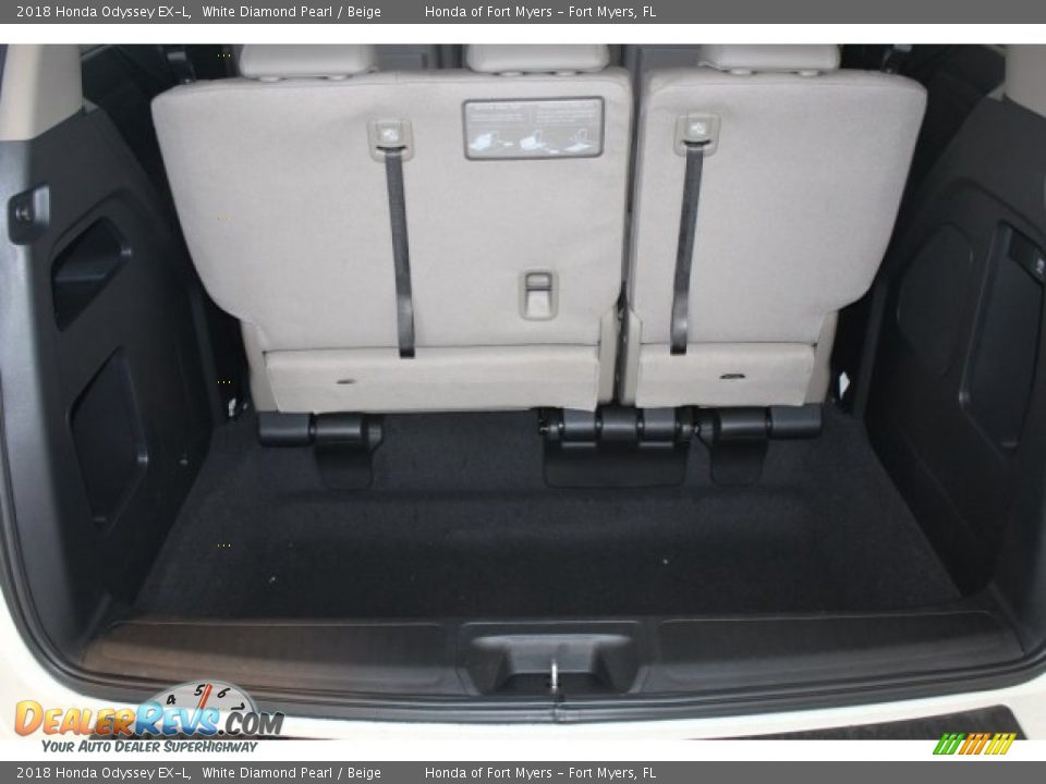 2018 Honda Odyssey EX-L White Diamond Pearl / Beige Photo #24