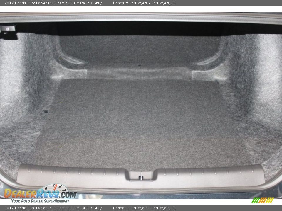 2017 Honda Civic LX Sedan Cosmic Blue Metallic / Gray Photo #22