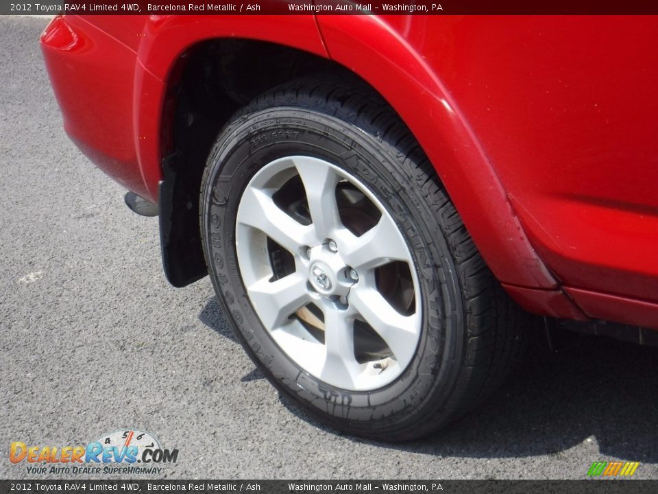 2012 Toyota RAV4 Limited 4WD Barcelona Red Metallic / Ash Photo #4