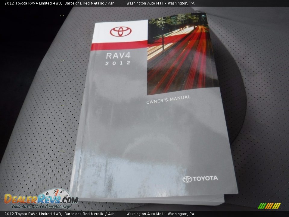 2012 Toyota RAV4 Limited 4WD Barcelona Red Metallic / Ash Photo #24