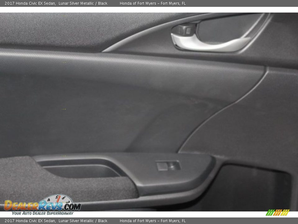 2017 Honda Civic EX Sedan Lunar Silver Metallic / Black Photo #26