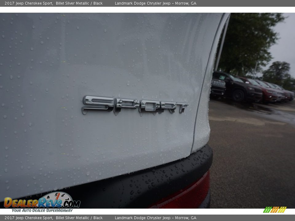 2017 Jeep Cherokee Sport Billet Silver Metallic / Black Photo #9