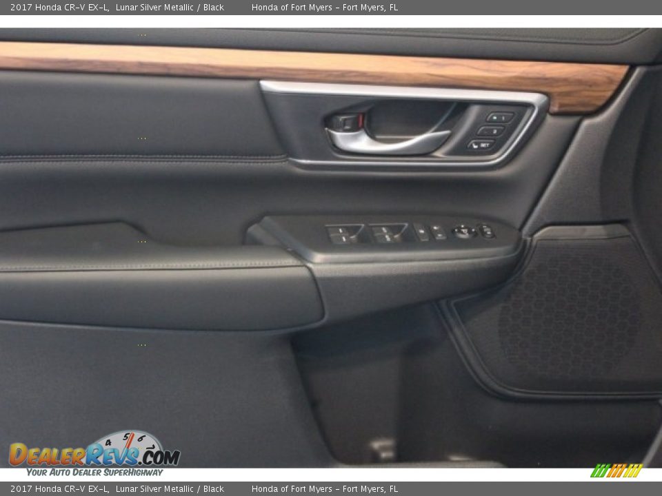 2017 Honda CR-V EX-L Lunar Silver Metallic / Black Photo #7