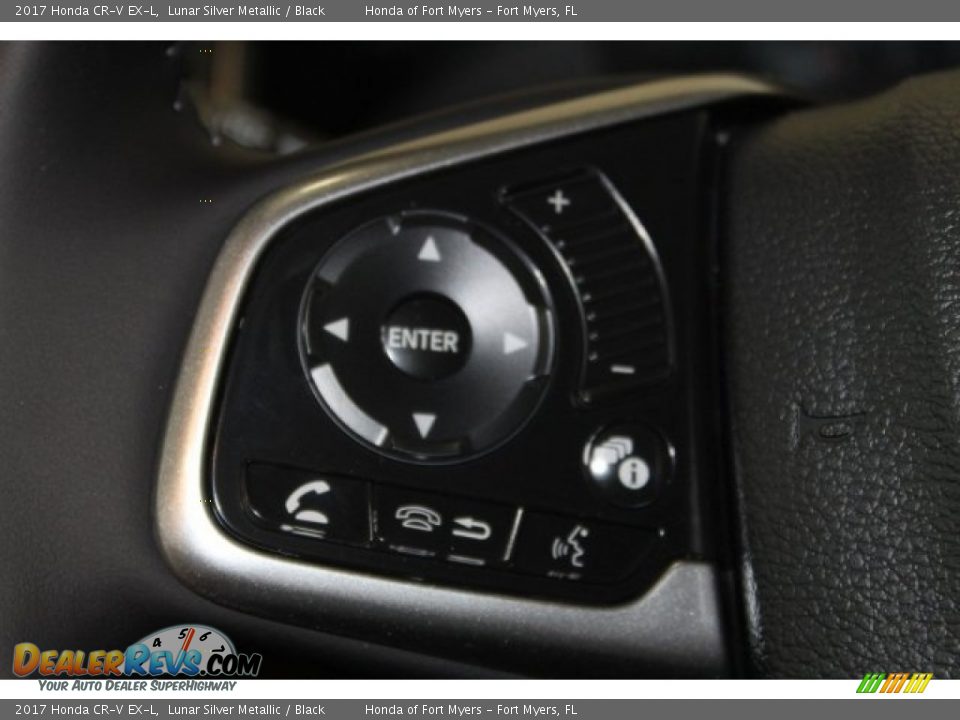 2017 Honda CR-V EX-L Lunar Silver Metallic / Black Photo #11