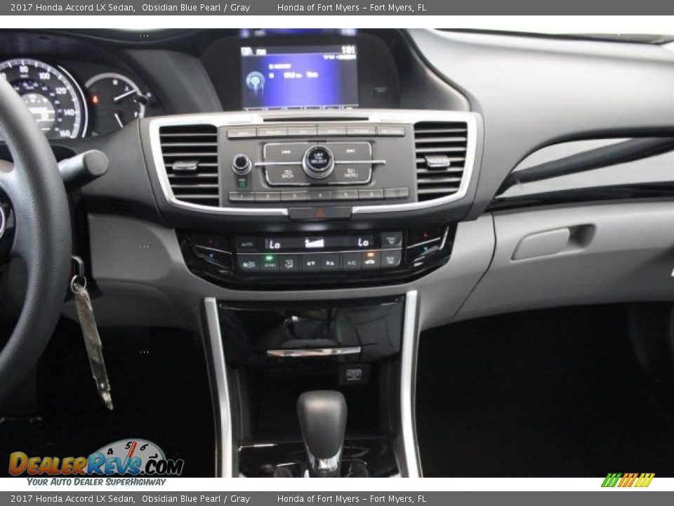 2017 Honda Accord LX Sedan Obsidian Blue Pearl / Gray Photo #15