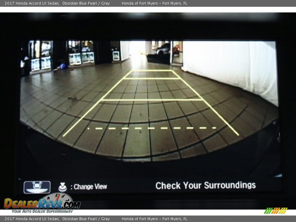2017 Honda Accord LX Sedan Obsidian Blue Pearl / Gray Photo #17