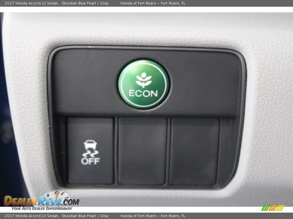 2017 Honda Accord LX Sedan Obsidian Blue Pearl / Gray Photo #23