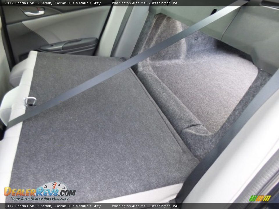 2017 Honda Civic LX Sedan Cosmic Blue Metallic / Gray Photo #13