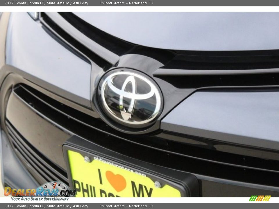 2017 Toyota Corolla LE Slate Metallic / Ash Gray Photo #4