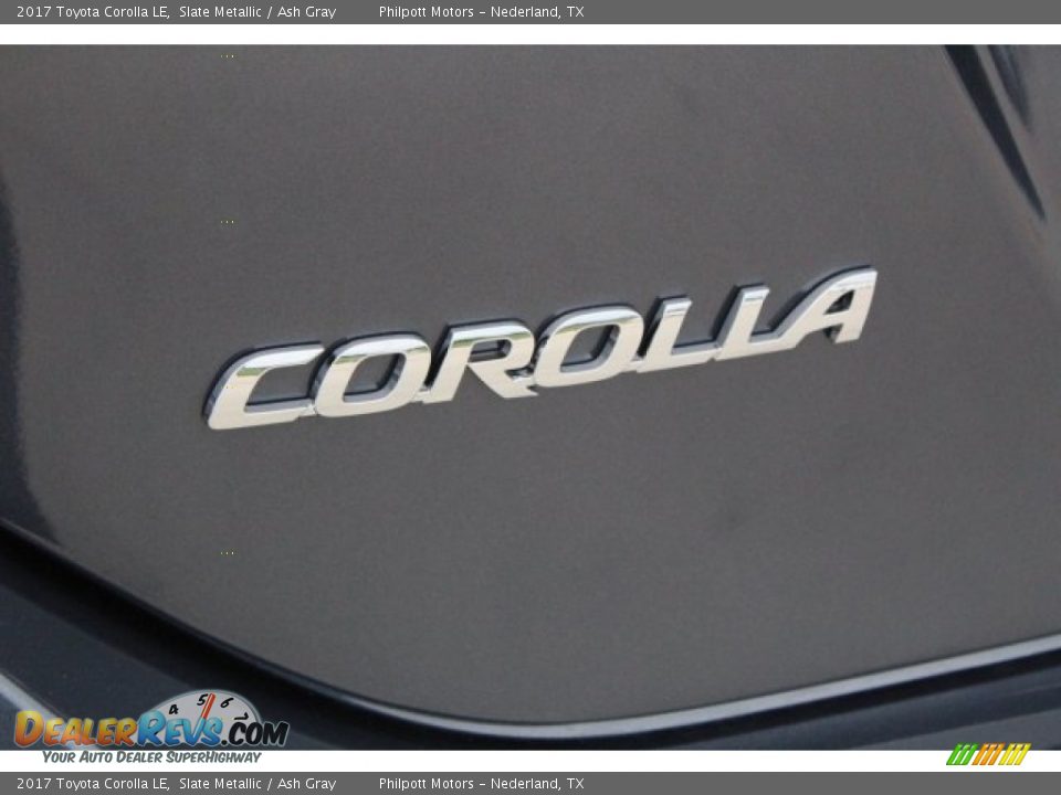 2017 Toyota Corolla LE Slate Metallic / Ash Gray Photo #8