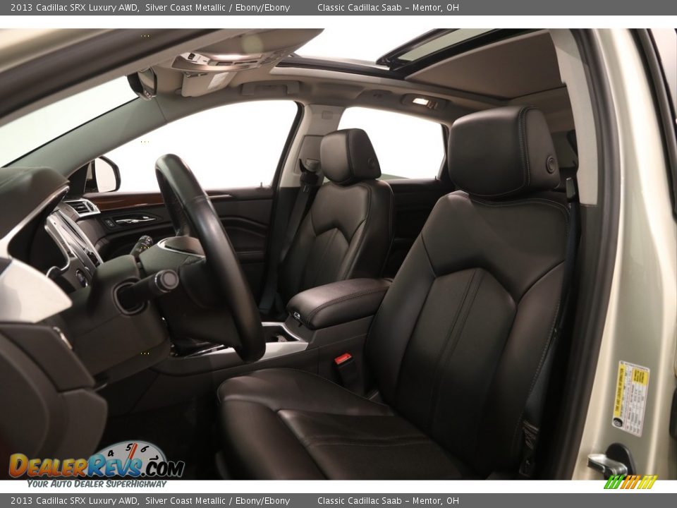 2013 Cadillac SRX Luxury AWD Silver Coast Metallic / Ebony/Ebony Photo #5