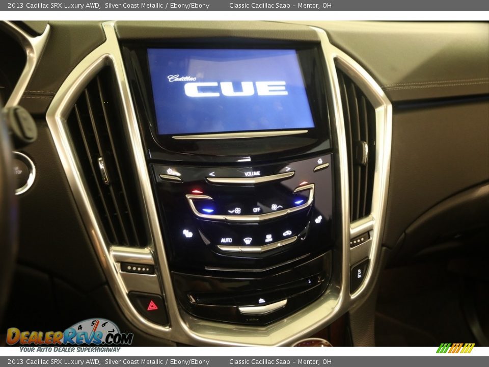 2013 Cadillac SRX Luxury AWD Silver Coast Metallic / Ebony/Ebony Photo #6