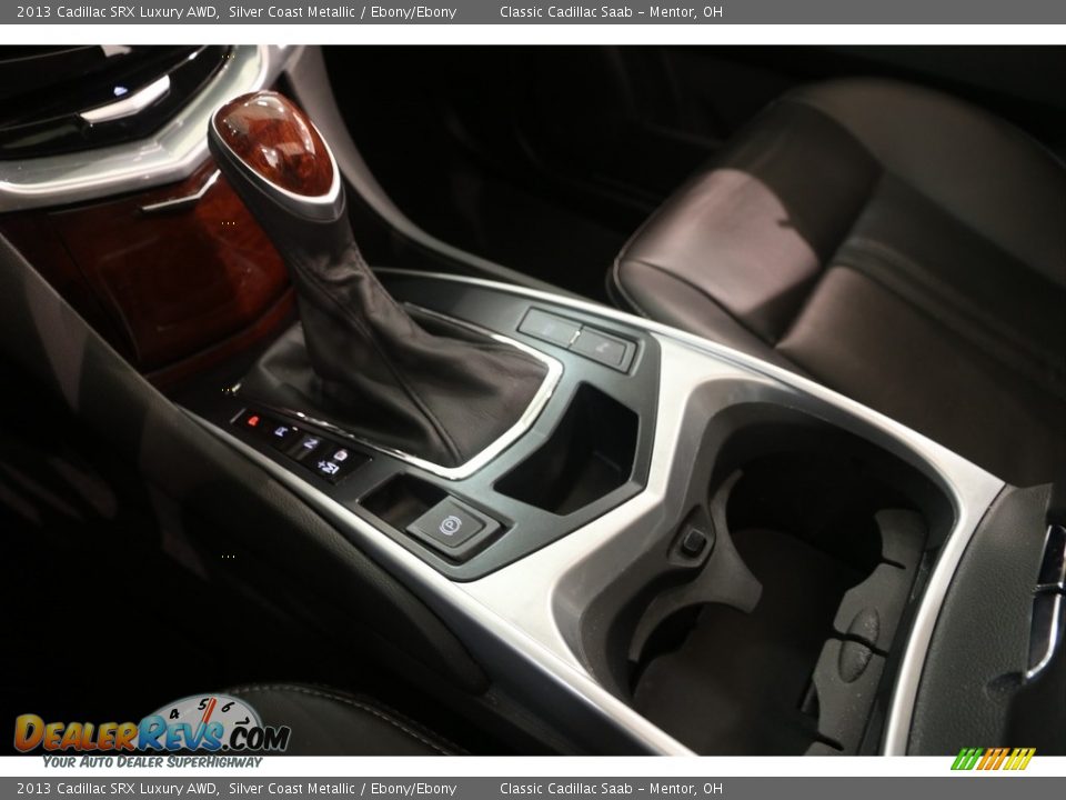 2013 Cadillac SRX Luxury AWD Silver Coast Metallic / Ebony/Ebony Photo #10